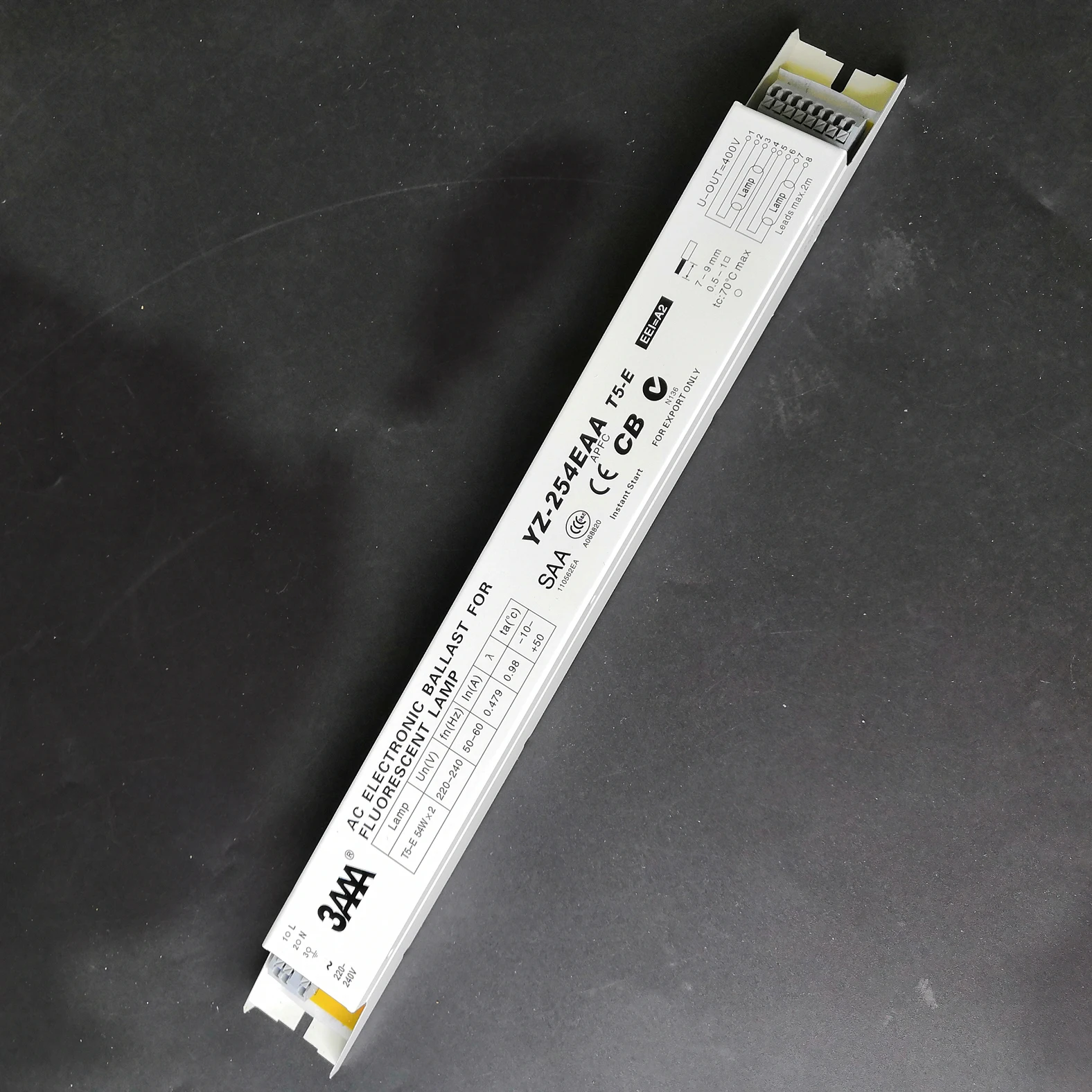 Флуоресцентная лампа переменного тока электронные балласты для 2 ламп 3AAA Φ 220-240V