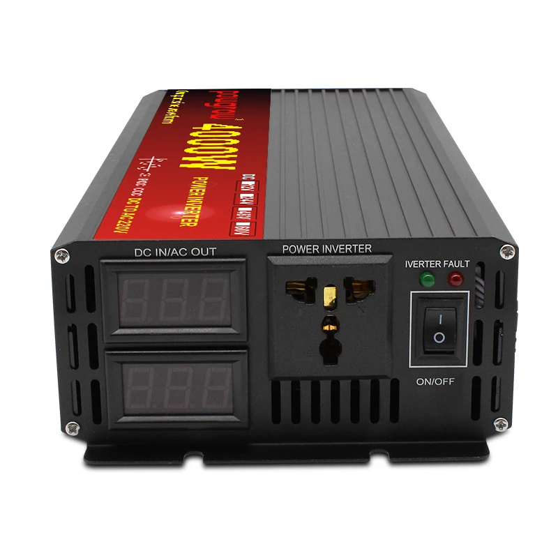 12V/24V 220V 2000/3000/4000W\5000W Pure Sine Wave Power Inverter Voltage transformer DC12V to AC Converter+2 LED Display | Обустройство