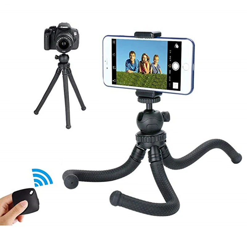 Гибкий штатив ABS Осьминог мини Кронштейн Стенд с креплением для телефона DSLR