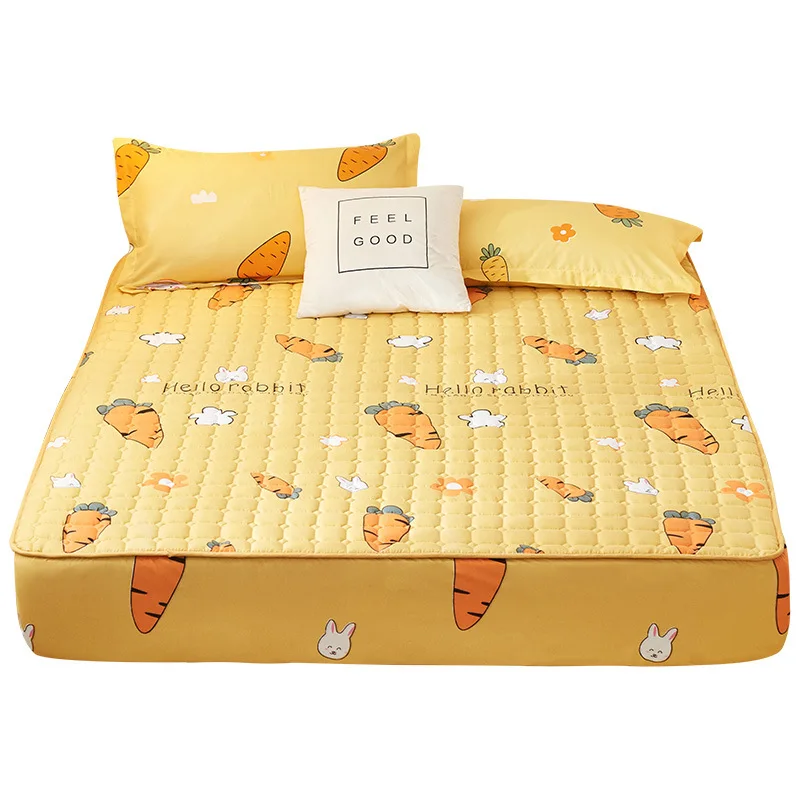 4 цвета антибактериальные чехлы на матрас защитный хлопковый с принтом