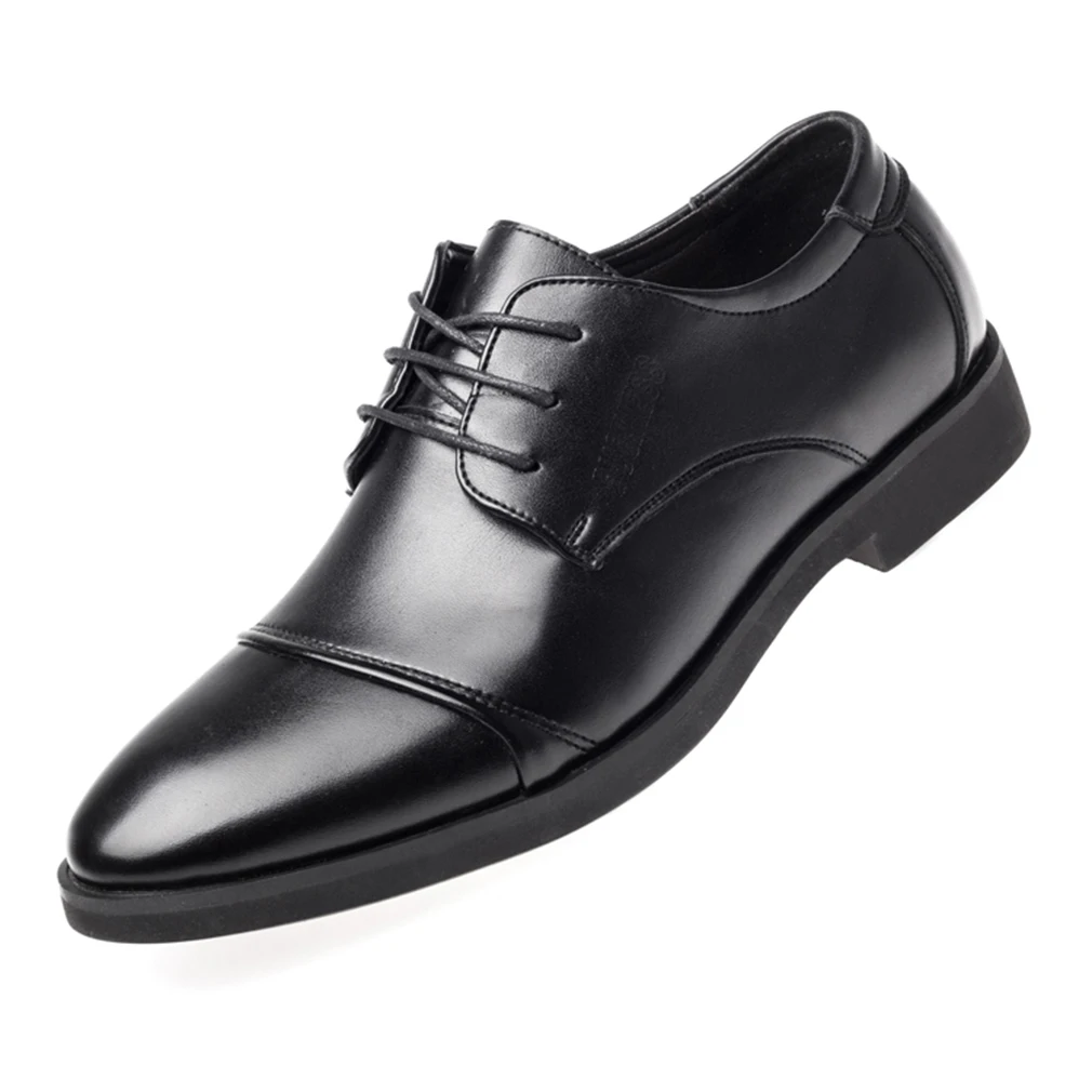 

Luxury Business Oxford Leather Shoes Men Breathable Rubber Formal Dress Shoes Male Office Wedding Flats Footwear Mocassin Homme