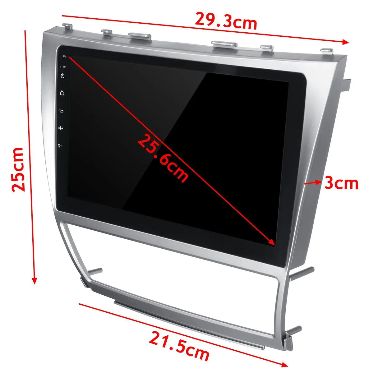 Автомобильный стереопроигрыватель на руль 10 1 дюйма для Android 8 0 GPS Toyota Camry 2006 2007 2008