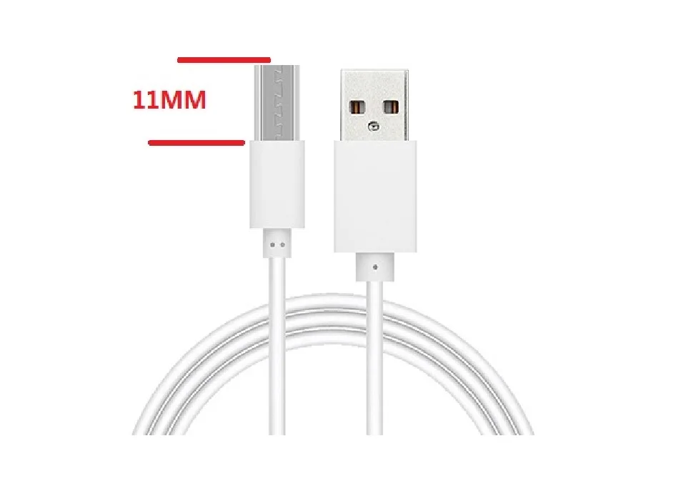 Кабель для Blackview BV5800 BV6000 Pro BV6000s BV4000 Micro Usb кабель для передачи данных быстрое зарядное устройство USB удлиненный зарядный кабель 1 м - Цвет: White Micro 11mmLong