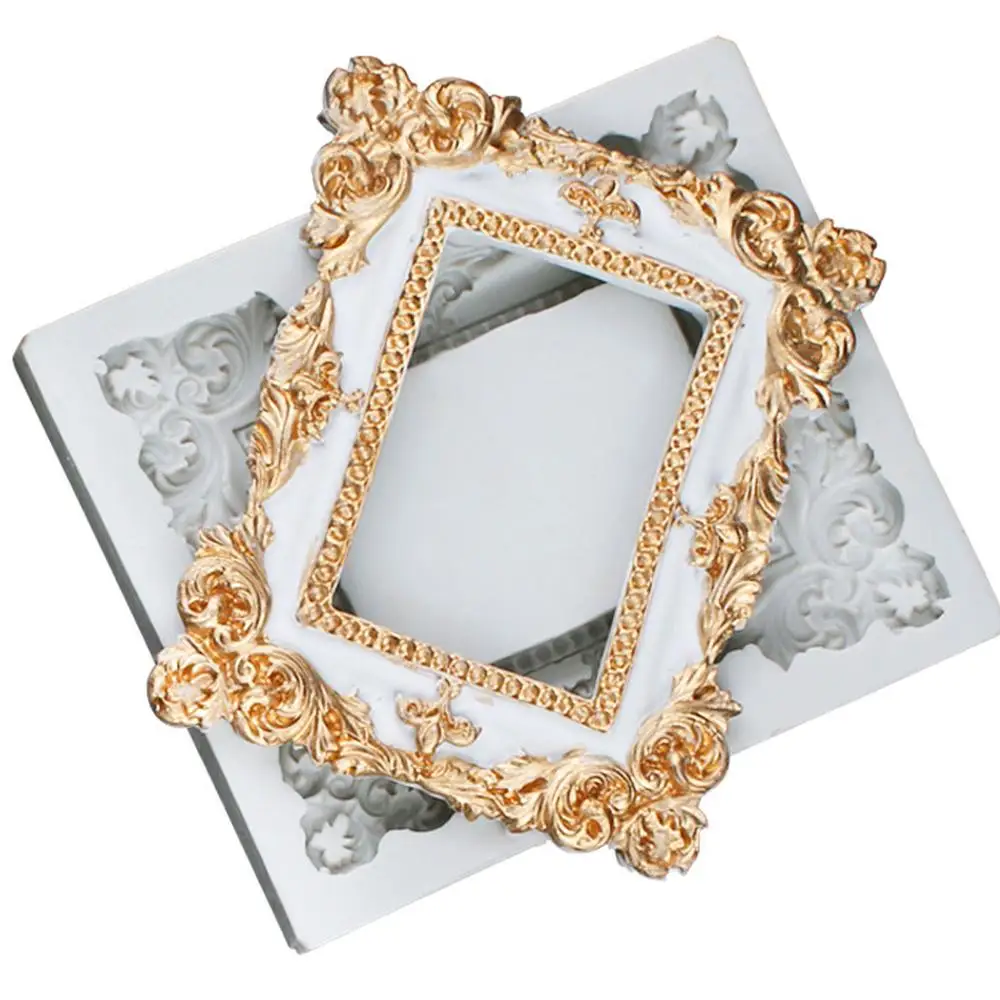 Силиконовая рамка форма для помадки инструменты украшения тортов