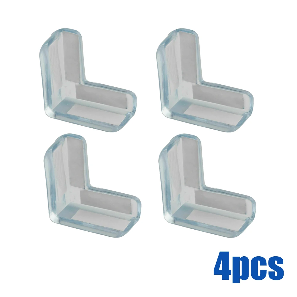 

4Pcs Clear Rubber Furniture Corner Edge Table Cushion Guard Baby Protector Safty Cadeiras De Escritório