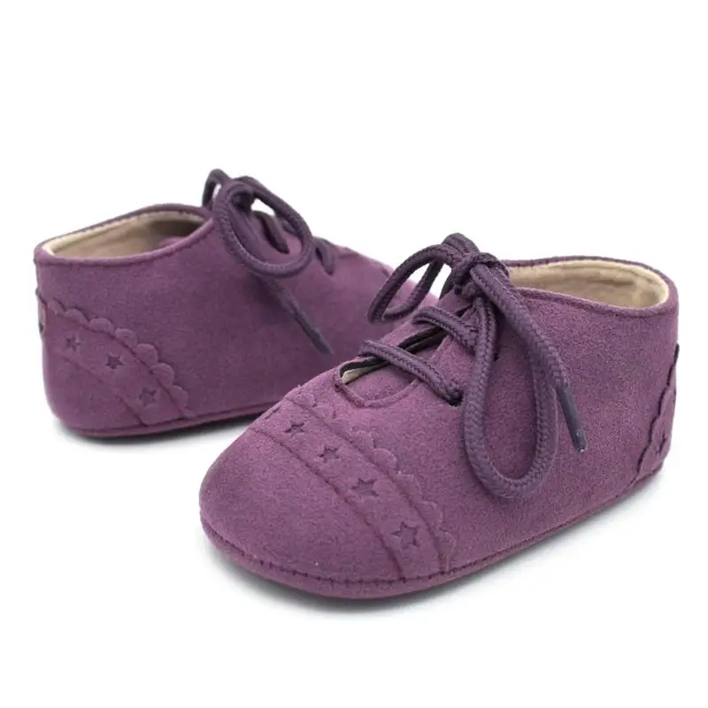 Newborn Baby Shoes Girls Boys Soft Warm Nubuck Leather Prewalker Anti-slip Canvas Sports Sneakers Moccasins Footwear |