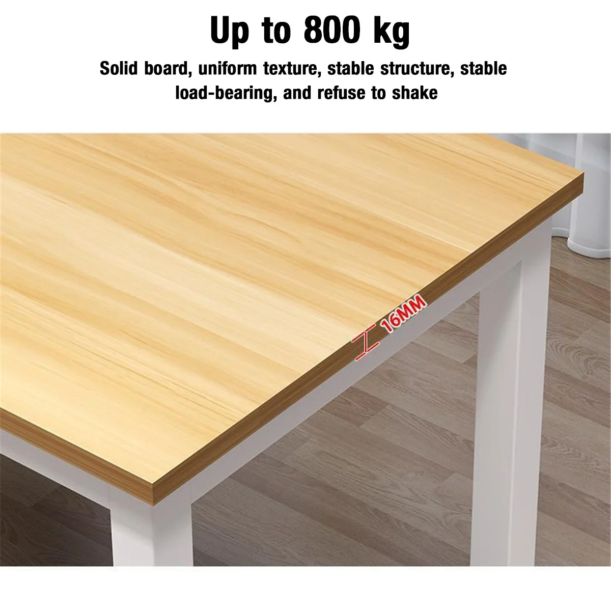 

Computer Desk Computer Table Wooden Durable Laptop Table for Office Home Study Working Table Portable Bed Lapdesk Tray PC Table
