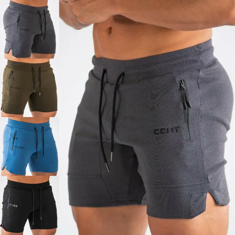 

Mens Gym Training Shorts Workout Sports Casual Clothing Fitness Running Short