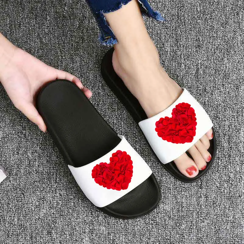 

shoes Summer Slippers Women Casual Harajuku Flat Shoes Lovely Indoor Flip Flops Female Non-slip Soft Indoor Slippers Beach Slide