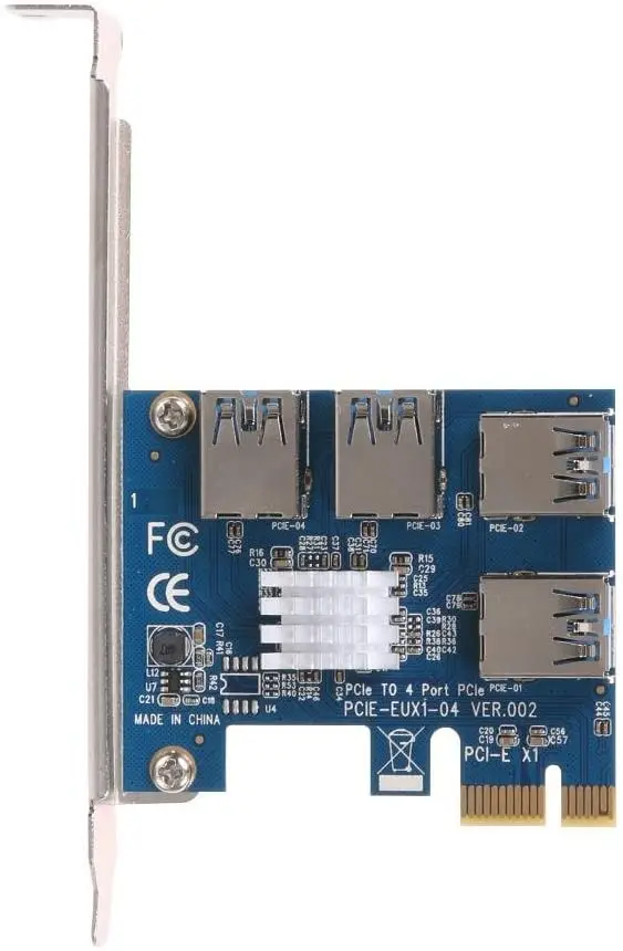 pci e pci e адаптер 1 поворот 4 pci express слот 1x д