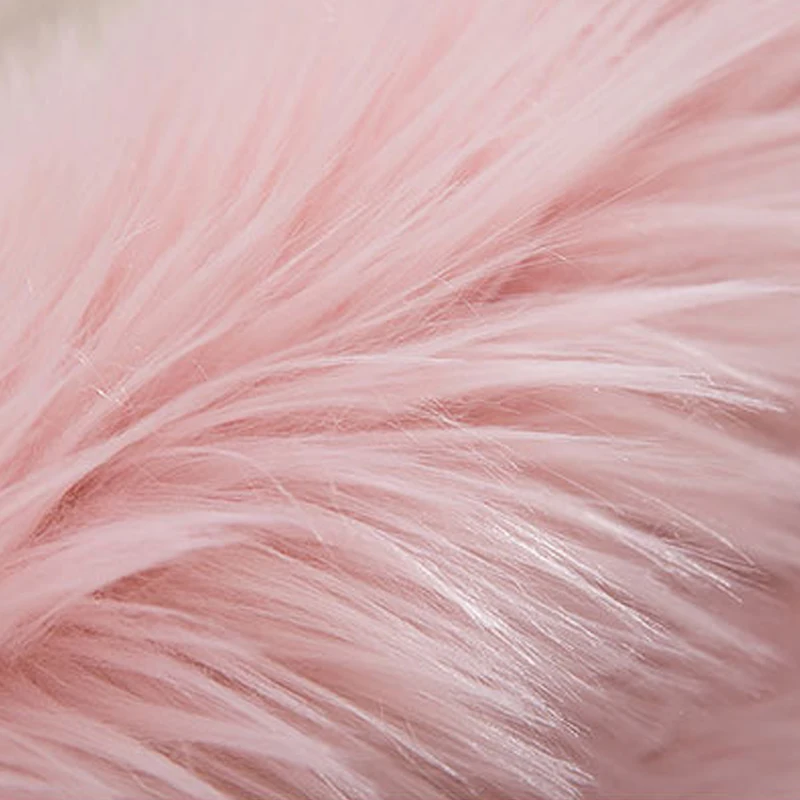 Противоскользящий мягкий ковер из искусственной шерсти размером 30 х30 см коврик