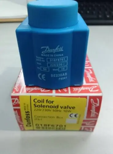 1 шт. Новый Danfoss Соленоидный клапан катушки 018F6701 Бесплатная доставка # exp |