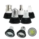E27 E12 E14 B22 GU10 GU5.3 MR16 AC 110V 220V DC 12V затемнения COB Светодиодный точечный светильник лампы яркие лампы для прожектора светильник s светильники для дома Спальня