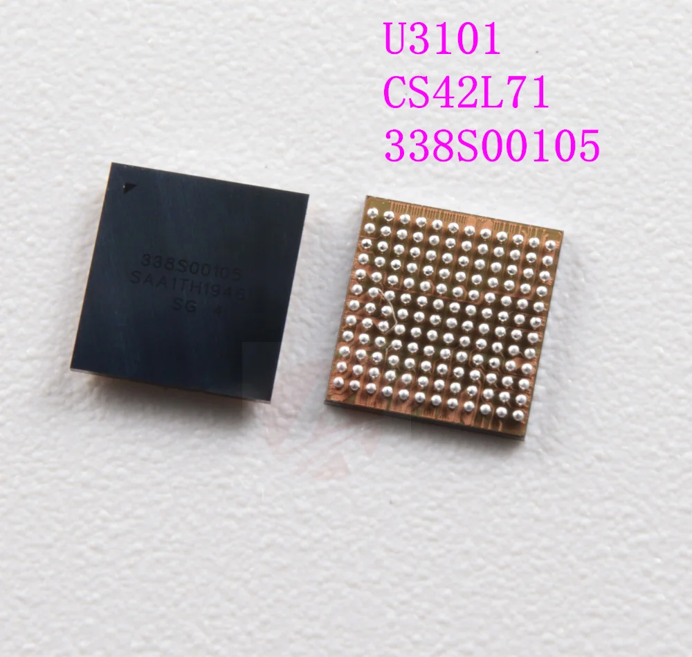 10 шт./лот U3101 CS42L71 338S00105 для iphone 7 plus большой главный аудио кодек IC Chip | Электронные