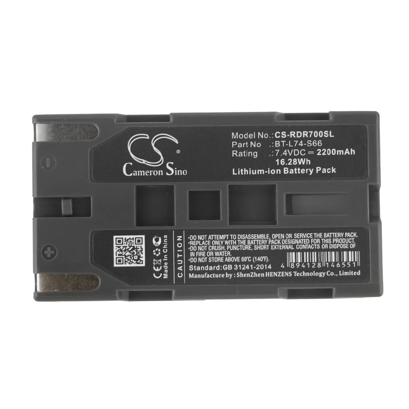 

Аккумулятор Cameron Sino 2200 мАч для Kolida Gps Gnss K9, Gps Gnss K9E, шлифовальный пин GPS L7402W, Gps Gnss K9T, GPS K7, Gps Gnss K9TX