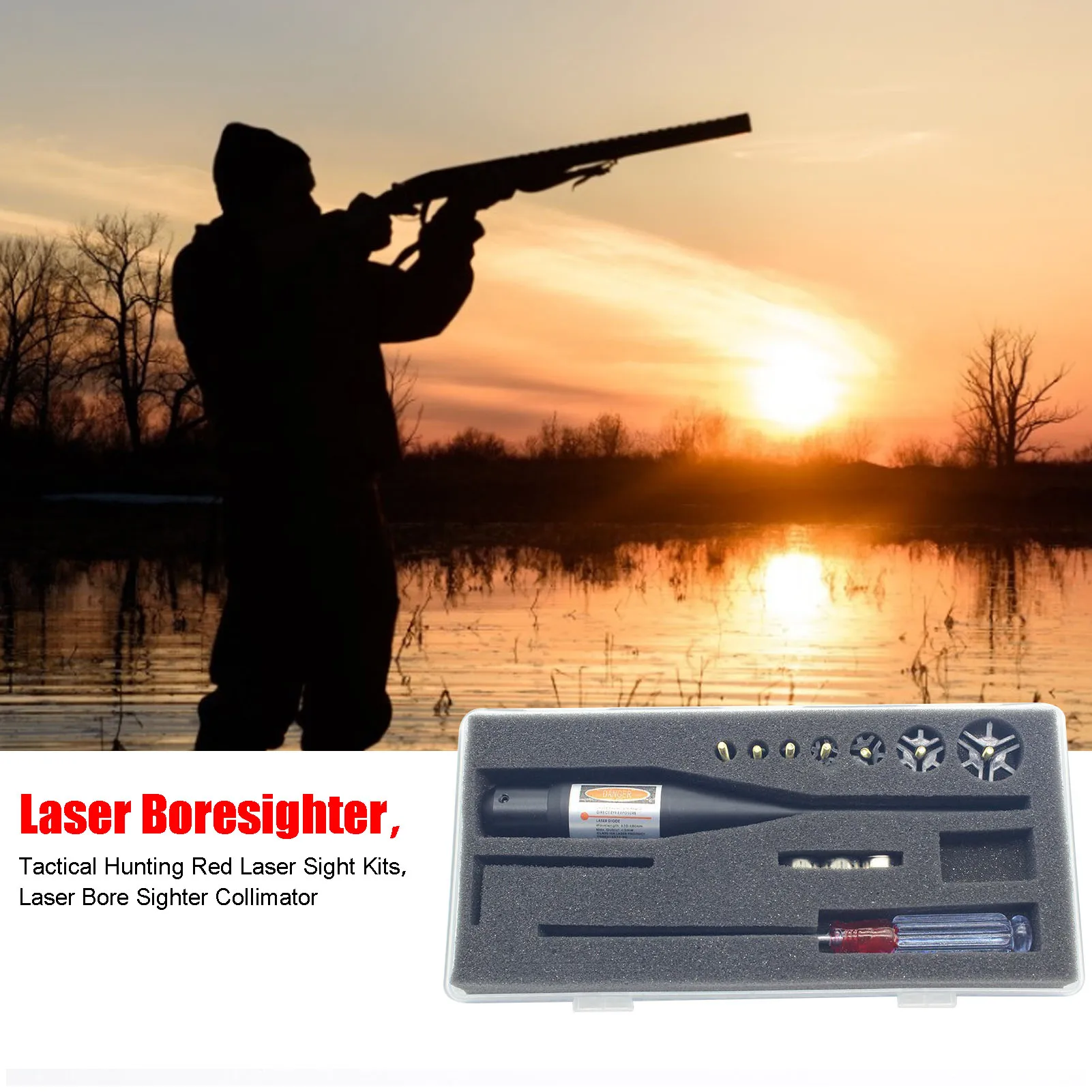 

High Quality LBS-01 Infrared Sight Lightweight Accurate Hunting Red Laser Optics Boresighter