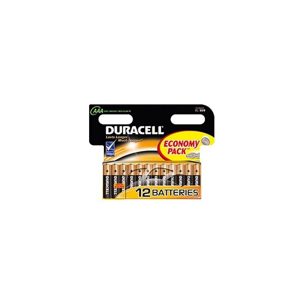 Батарейка Duracell LR 03 12 BL BASIC (12/144/34272)|Перезаряжаемые батареи| |