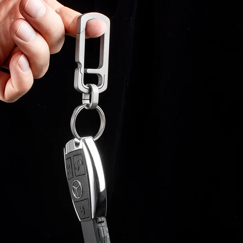 Брелок из титанового сплава с открывалкой для бутылок и кольцом ключей 26 мм |