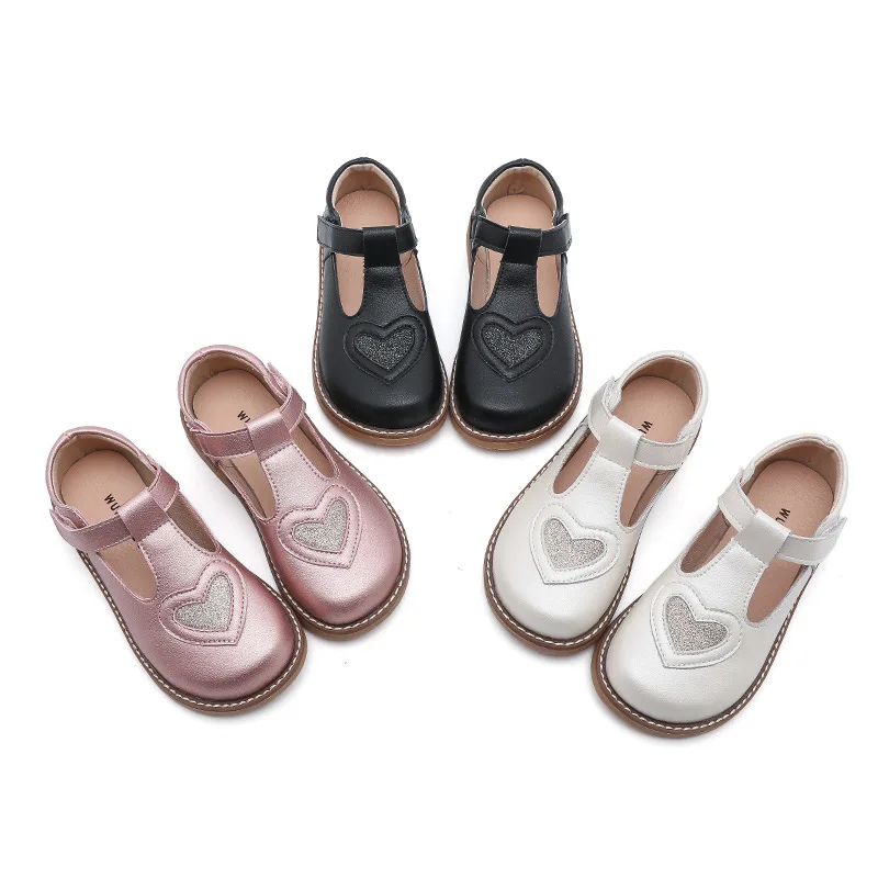 Princess Shoes Girls Children Shoes Women's Shoes 2022 Spring And Autumn New Baby Shoes 4-12 Years Old Girl Leather Soft Bottom enlarge