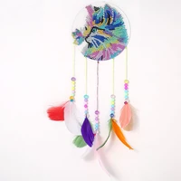 5d diamond painting dream catcher wind chimes kit for door home wall decoration special shaped drill diamond embroidery kit