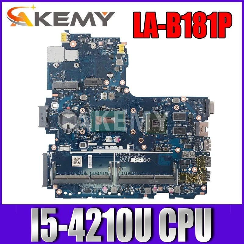 Akemy для HP ProBook 440 G2 материнская плата ноутбука 768393 601 501 001 LA B181P с I5 4210U CPU R5 M255 1GB