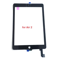 10pcs touch panel replacement for ipad 6 air 2 6th a1567 a1566 touch screen digitizer front lcd outer glass with adhesive