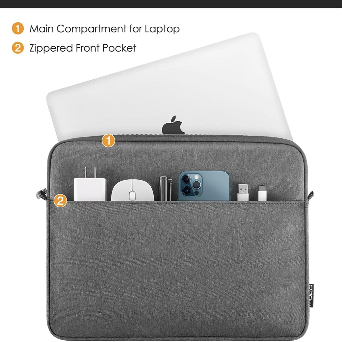 Чехол с маленькой сумкой для MacBook Air 13 дюймов Retina Pro iPad 12 9 защитный портативный