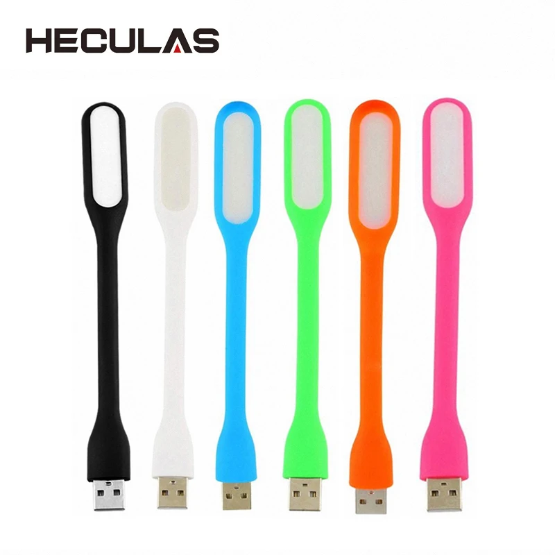 HECULAS гибкий USB светодиодный светильник портативный ультра яркий лампа для заказа