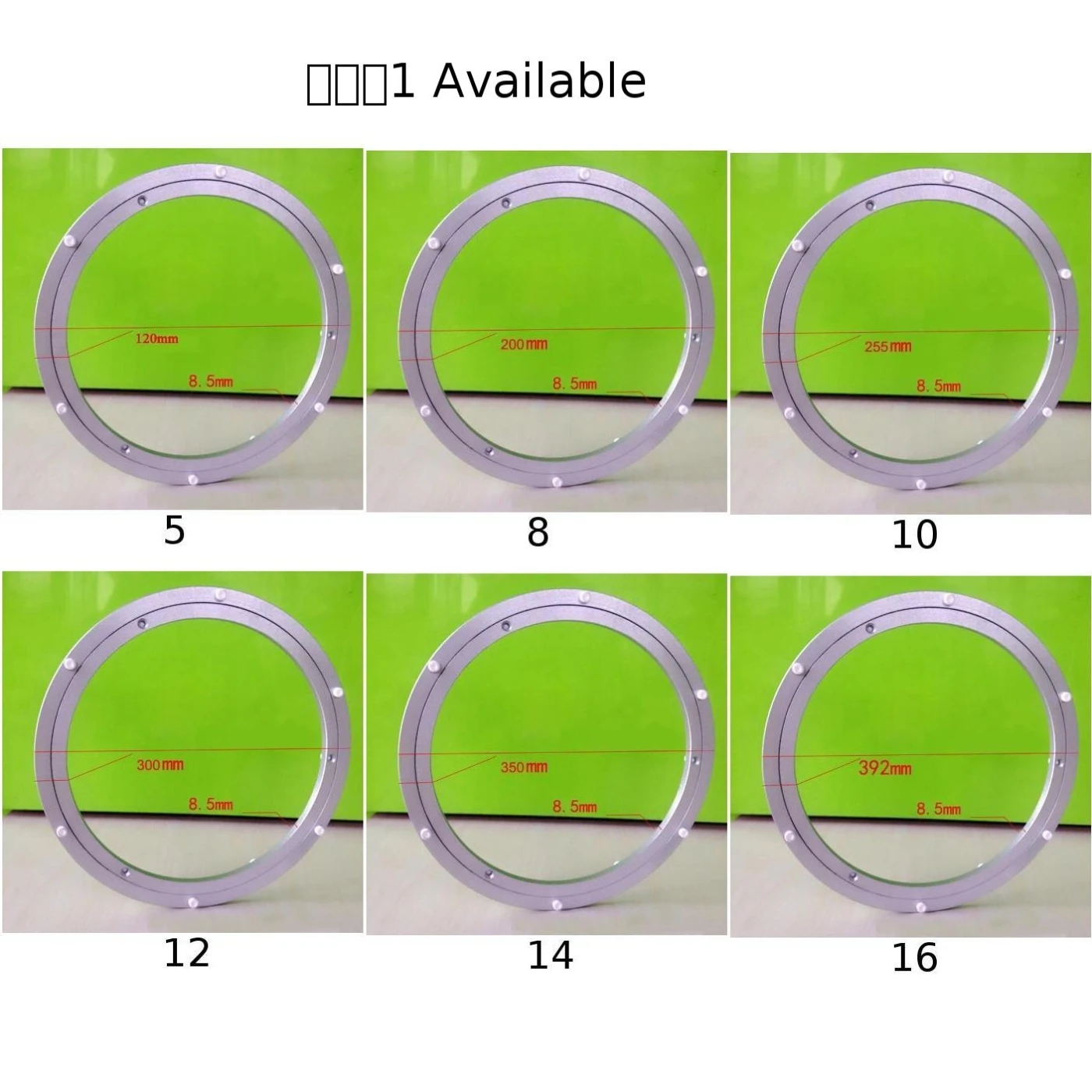

1pc Aluminum Lazy Susan Rotating Plate Ball Bearing Turning Table Round Swivel