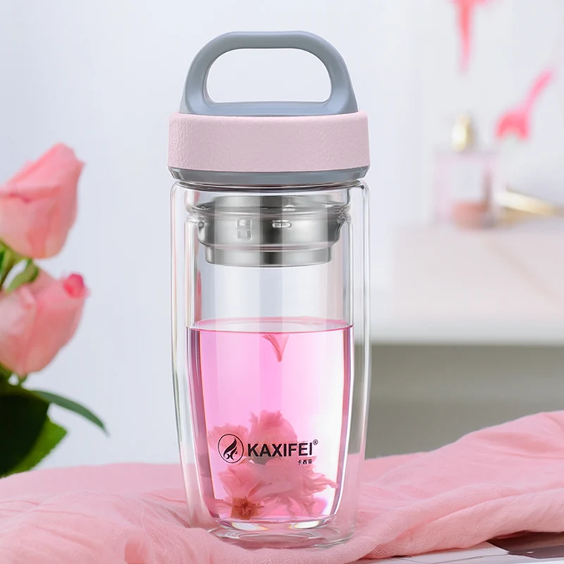 Curge BPA Free tea Infuser спортивная бутылка стеклянная для туристического похода