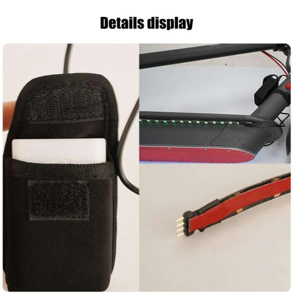 2 шт. скутер красочные светодиодные полосы света Шасси декоративные настольные