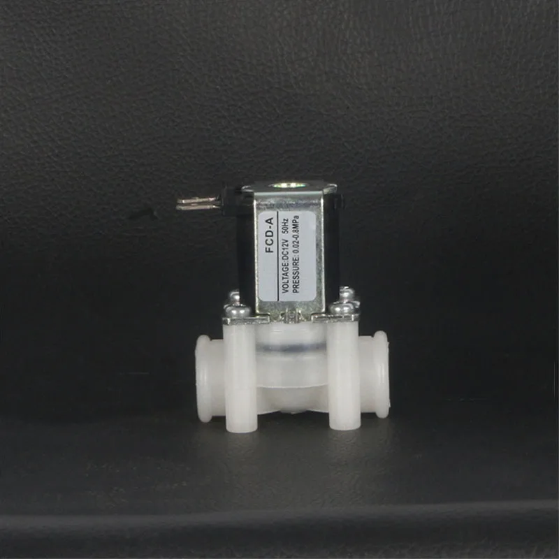 Электрический пластиковый электромагнитный клапан для входа воды 12 В