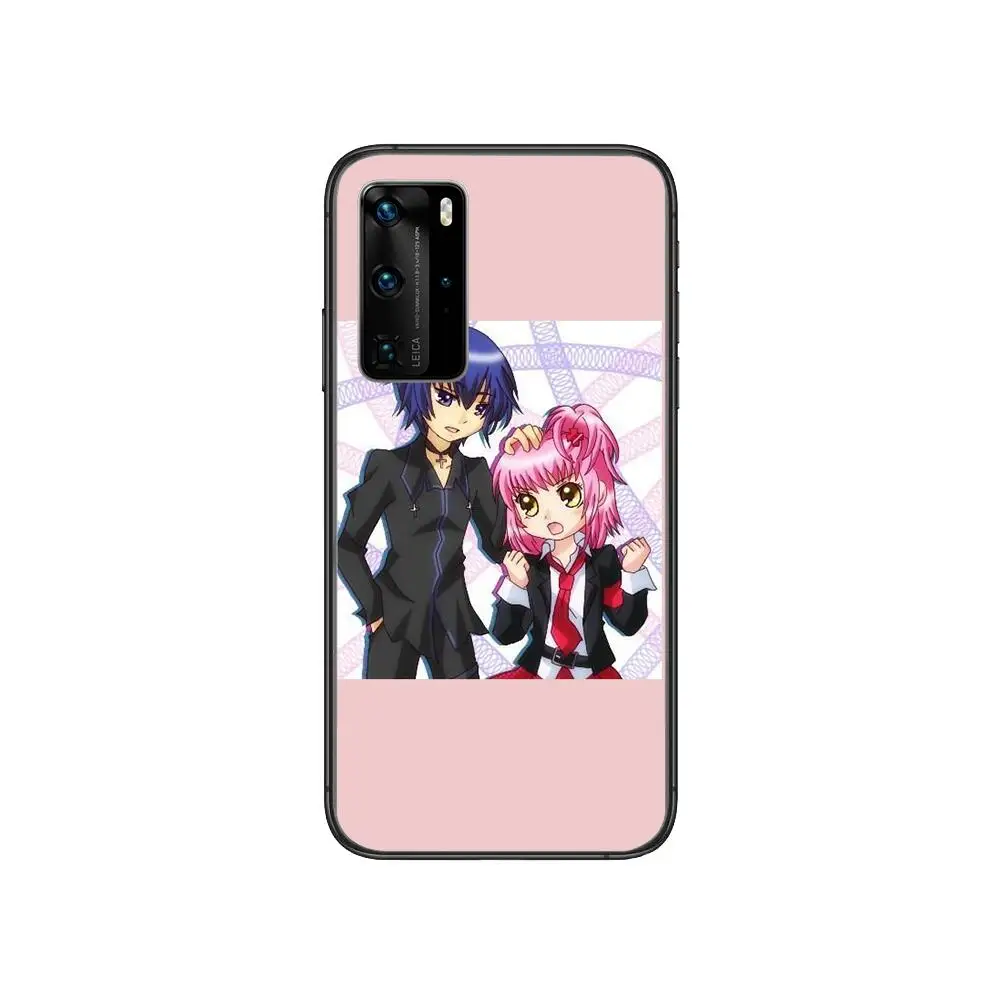 

Tsukiyomi Ikuto Anime Case Phone Case For Huawei P 40 30 20 10 9 8 Lite E Pro Plus Black Etui Coque Painting Hoesjes comic fas
