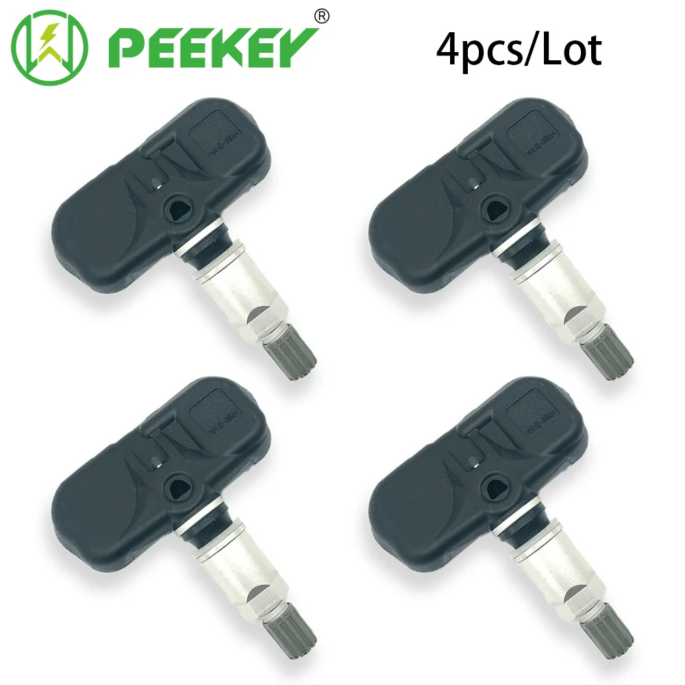 

PEEKEY 4 PCS TPMS SENSOR FOR 2011-2017 INFINITI EX35 FX37 Q60 NISSAN LEAF 433MHz TIRE PRESSURE SENSORS 40700-1LA0B 40700-1LA0C