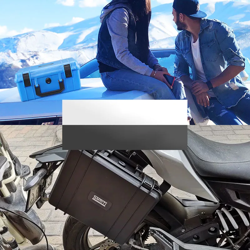 

CN Safety Instrument Tool Box ABS Plastic Storage Toolbox Equipment Tool Case Outdoor Suitcase With Foam Inside