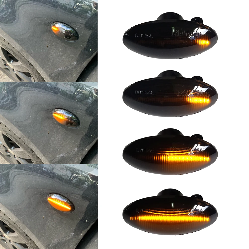 

LED Car Dynamic Side Marker Light For Suzuki Swift Jimmy Vitara SX4 Alto Splash Flowing Water Turn Signal Light For Fiat Sedici