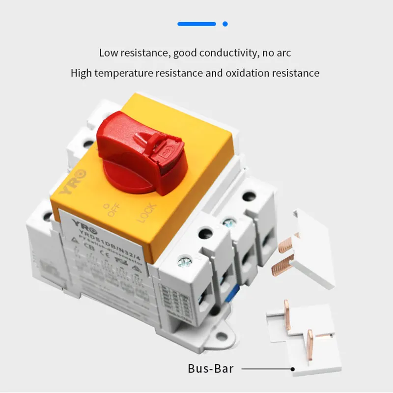 2P 32A 600V 4P 1000V 1200V изолятор постоянного тока солнечной панели Disconnector с TUV CE SAA RCM |