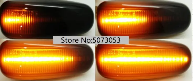 2 pieces Led Dynamic Side Marker Turn Signal Light Sequential Blinker Light For Mercedes BENZ W210 W202 W208 R170 Vito W638