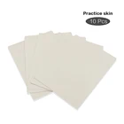 10 листов чистых материалов для практики нанесения татуировок, для микроблейдинга, товары для начинающих, использование татуировочной машинки3d-ручки Tebori