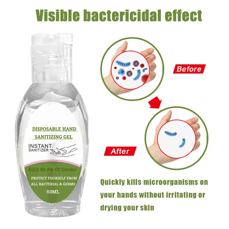 Антибактериальный дезинфицирующее средство для рук одноразовое гель