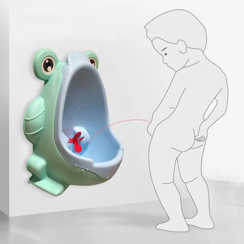 Детский горшок в форме симпатичной лягушки тренировочный Писсуар для мальчиков