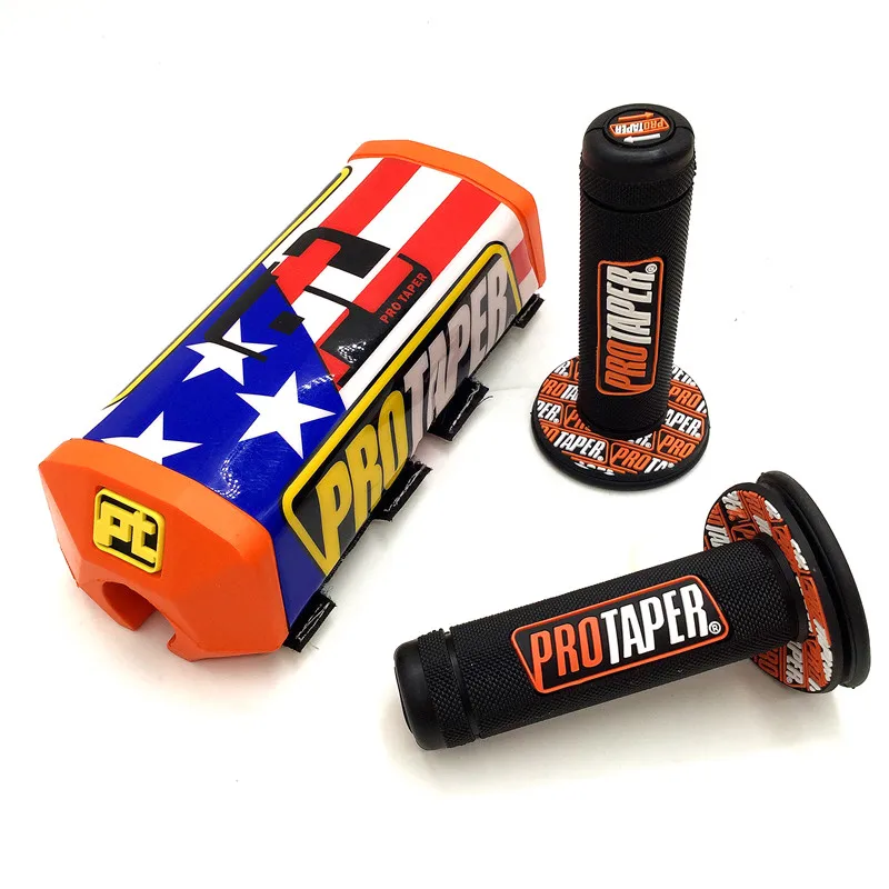 Ручки с нагрудными накладками на руль для Kayo BSE CRF KLX YZF PW SSR DIRT PIT BIKE 1 1/8 &quotили 7/8&quot