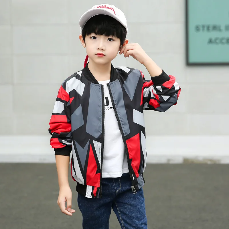 Детская куртка осень 2019 г. новый детский Западный Топ весенне осенняя