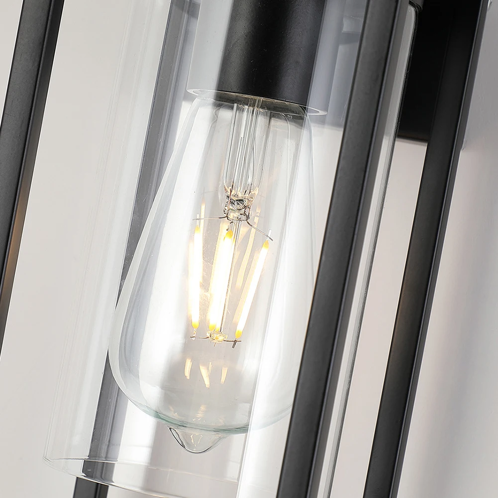 

Outdoor Garden Wall Light Exterior Loft Bedroom Sconce Fixture Porch Home Decor Clear Diffuser Indoor Industrial Vintage Lantern