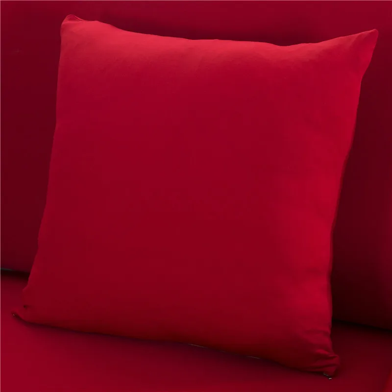 

45x45cm Solid Color Elastic Pillow Case Cushion Cover Home Decoration Accessories