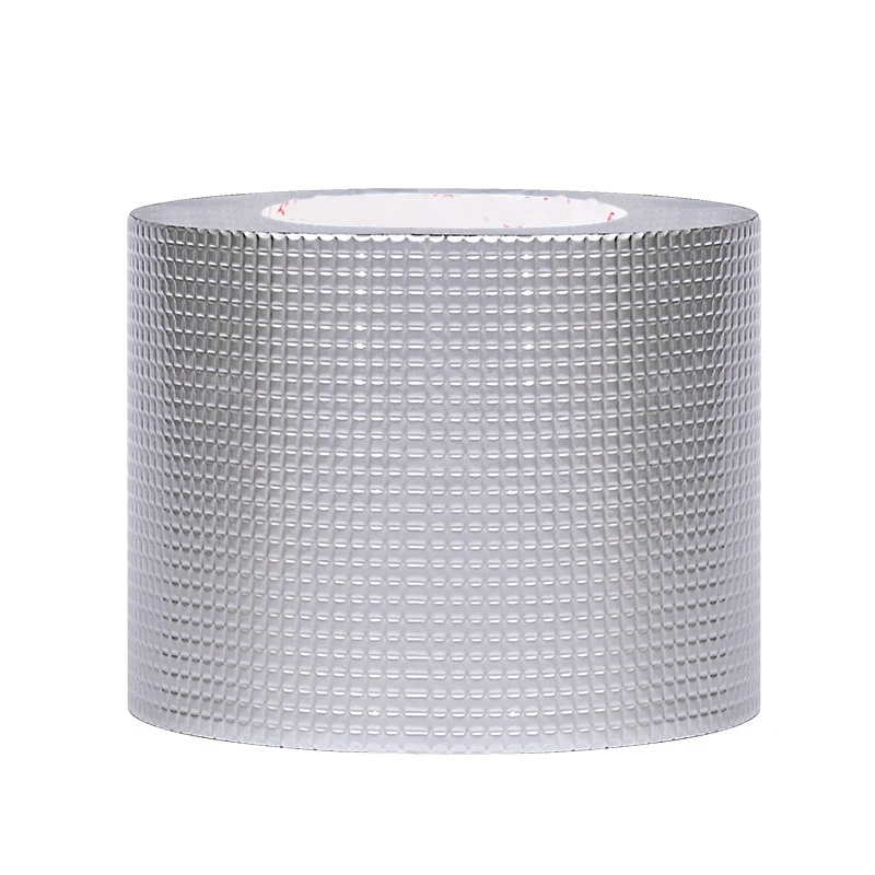 

Aluminum Foil Butyl Rubber Tape Self Adhesive High temperature resistance Waterproof for Roof Pipe Repair Stop Leak Sticker
