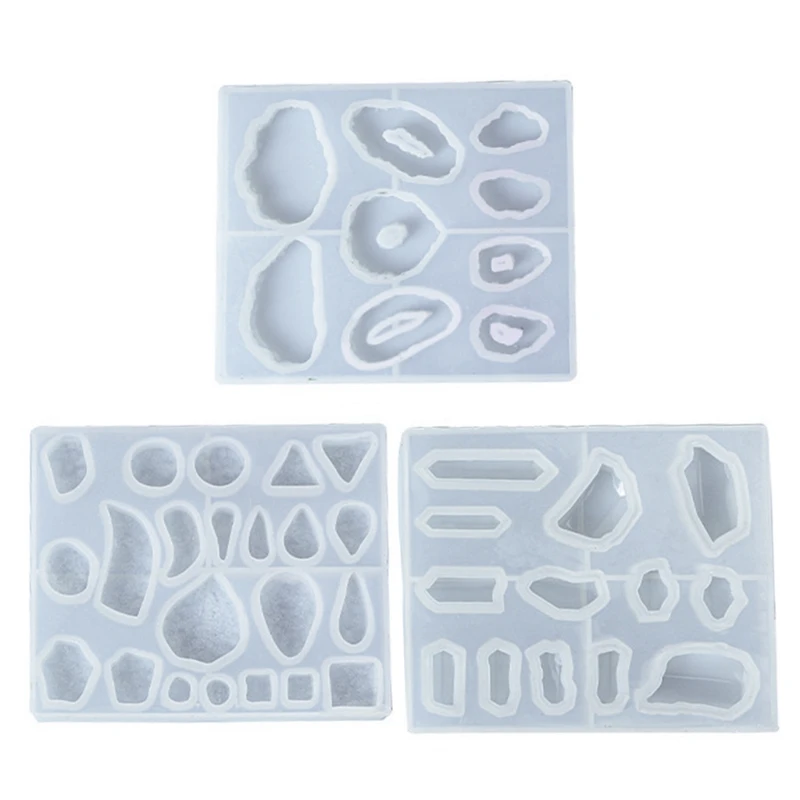 

Earrings Epoxy Resin Mold Ear Studs Dangle Casting Silicone Mould DIY Crafts Jewelry Necklace Pendants Making Tool