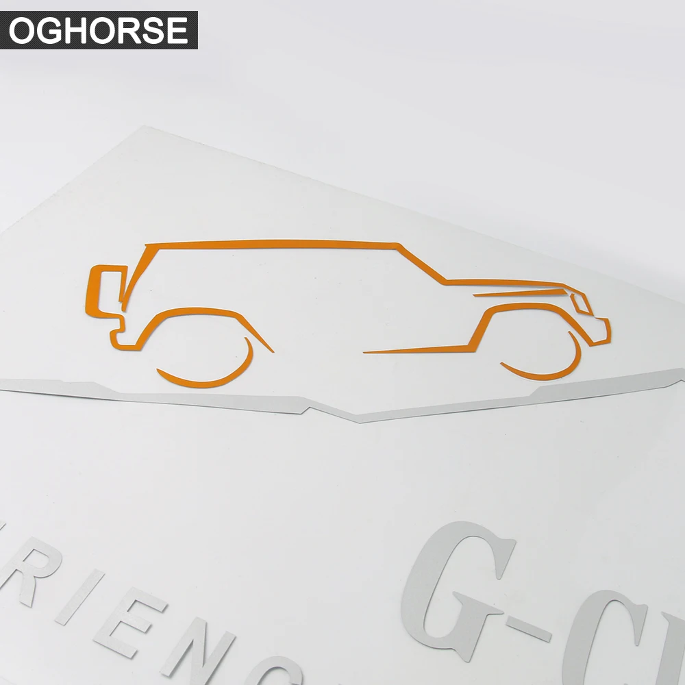 Светоотражающая наклейка на окно автомобиля кузов для Mercedes Benz G class G63 G65 G500 G400 W463 AMG