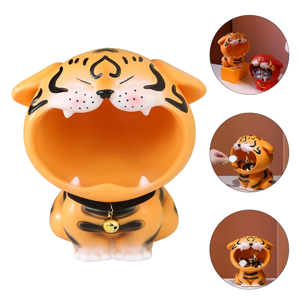 

1Pc Year Of The Tiger Mascot Entrance Key Storage Holder Living Room Decor