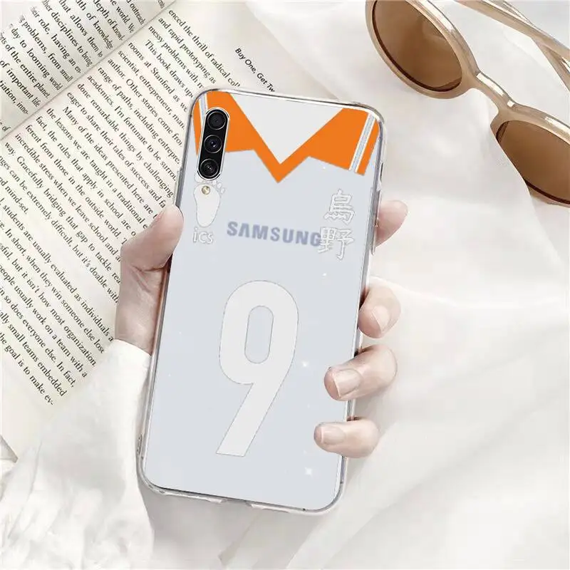 

Haikyuu Hinata attacks Phone Case Transparent for Samsung s9 s10 s20 Huawei honor P20 P30 P40 xiaomi note mi 8 9 pro lite plus